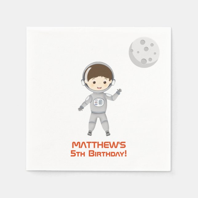 Space Explorer Napkins Serviette (Vorderseite)