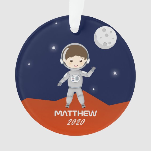 Space Explorer Ornament (Vorderseite)