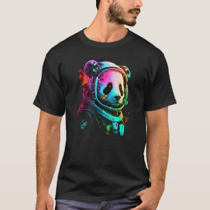 Space Explorer Panda Kosmischer Astronaut Cooler T T-Shirt