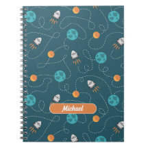Space Explorer Personalisiertes SpiralNotebook