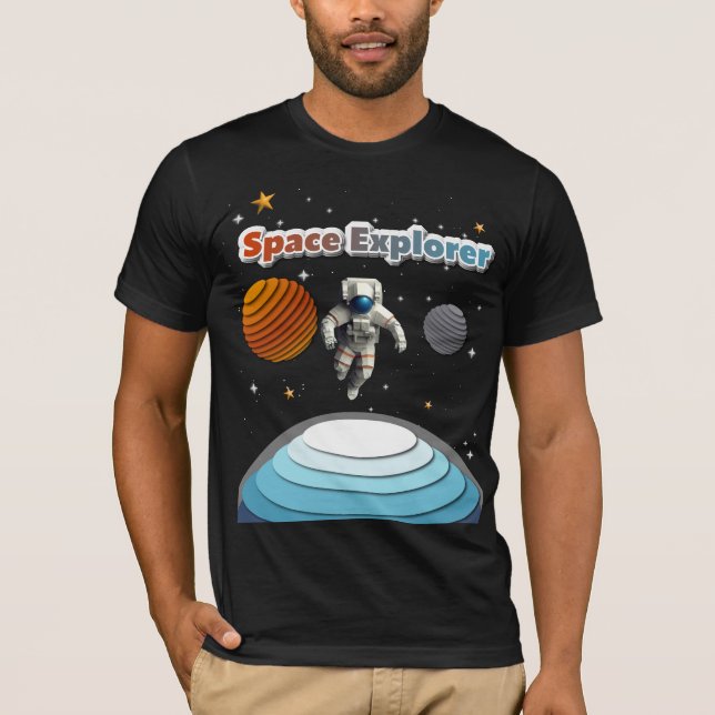 Space Explorer T-Shirt (Vorderseite)