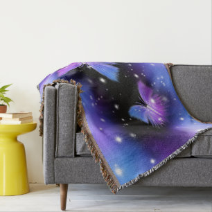 Space Fantasy Butterfets Cosmic Decke