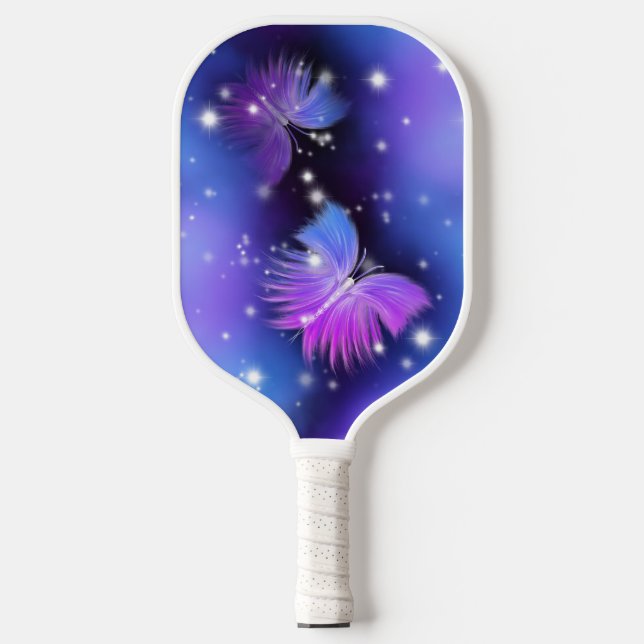 Space Fantasy Butterfets Cosmic Pickleball Schläger (Vorderseite)