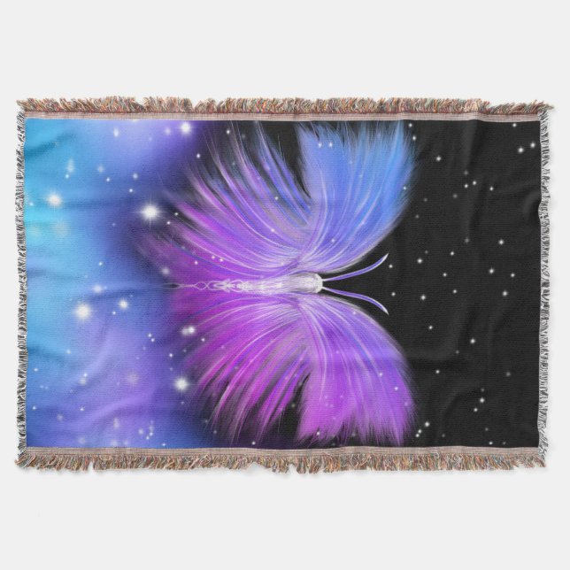 Space Fantasy Butterfly Kosmic Decke (Vorderseite)