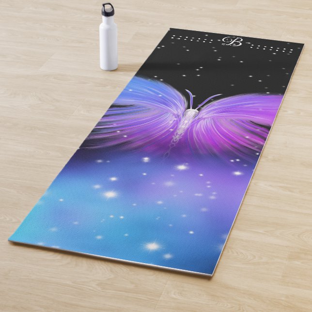 Space Fantasy Butterfly Kosmic Yogamatte (Beispiel)