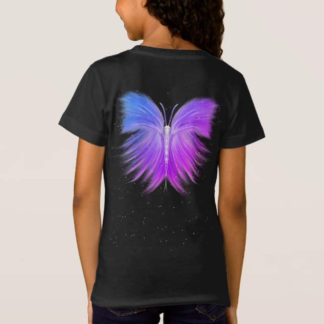 Space Fantasy Butterfly T-Shirt (Rückseite)