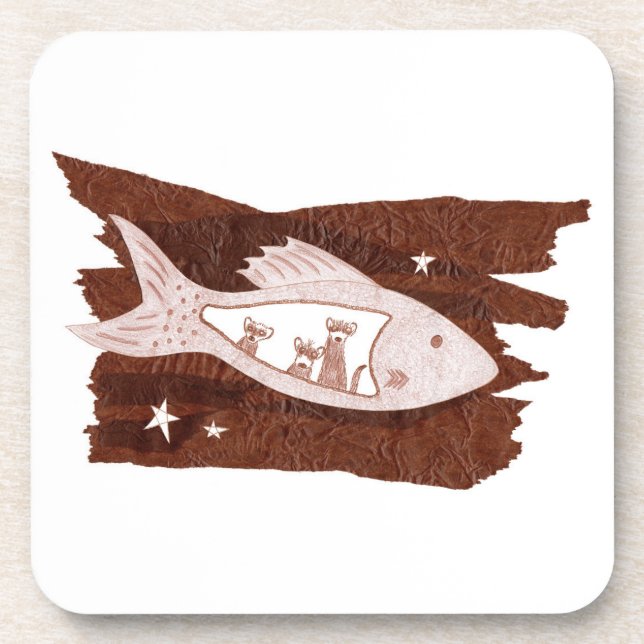 Space Ferrets Untersetzer (Vorderseite)