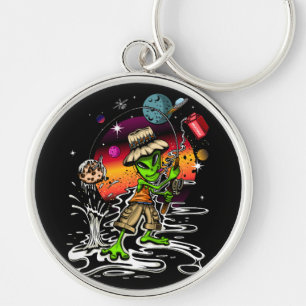 Space Fischer Schlüsselanhänger