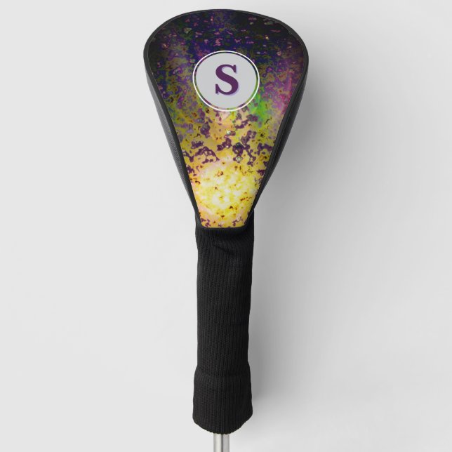 Space Flotsam Monogram Golf Headcover (Vorderseite)