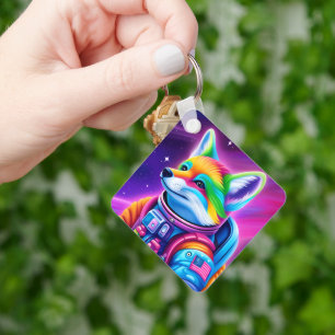 Space Fox Schlüsselanhänger