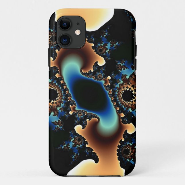 Space Fraktal Case-Mate iPhone Hülle (Rückseite)