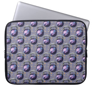 Space Galaxy Kettlebell Laptopschutzhülle