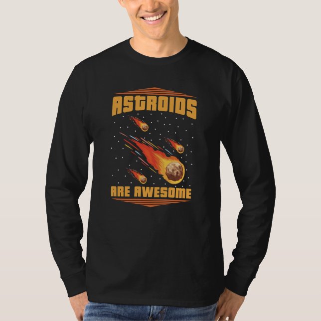 Space Galaxy Nebula Orbit Solar System Astroid Red T-Shirt (Vorderseite)