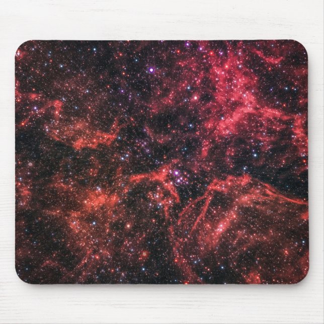 Space Galaxy Red Galaxy Mousepad (Vorne)