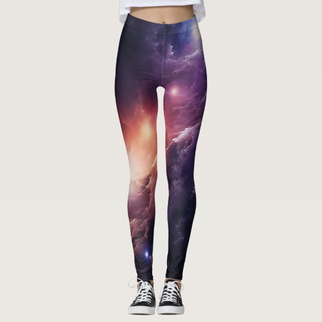 Space Galaxy Symphony Leggings (Vorderseite)