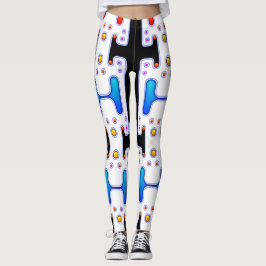 Space Girl Mechanischer Android Futuristischer Rob Leggings