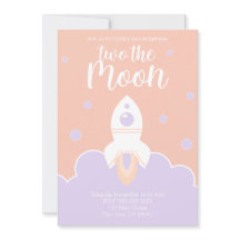 Space Girl Two das Moon Rocket Ship Party einladen