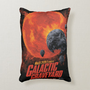 Space Graveyard Halloween Galaxie der Horror Dekokissen