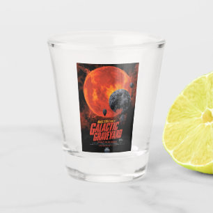 Space Graveyard Halloween Galaxie der Horror Schnapsglas