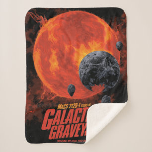 Space Graveyard Halloween Galaxie der Horror Sherpadecke