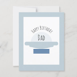 Space Happy Birthday Vater Vater Opa Card Karte