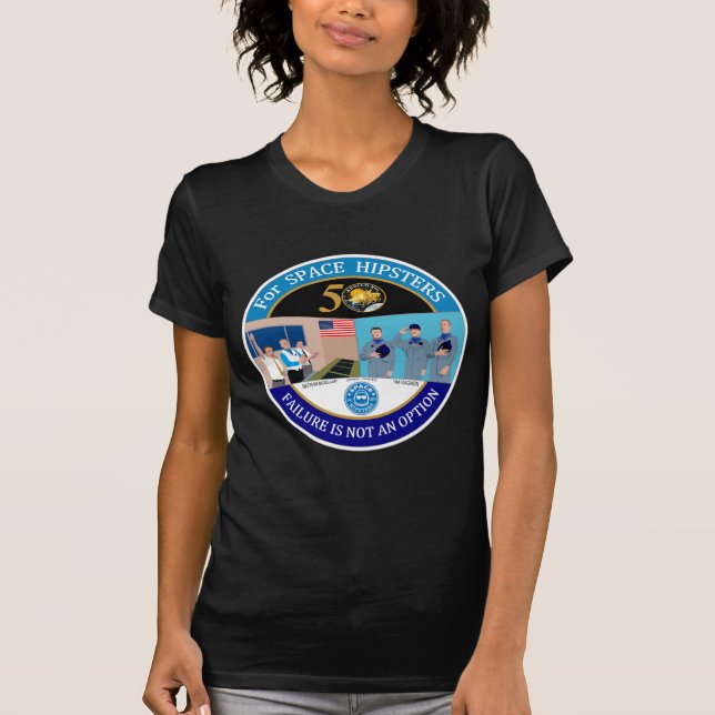 Space Hipster Apollo 13 50th Ladys T - Shirt (Vorderseite)
