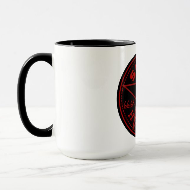 Space Hipsters 66,666 member coffee mug Tasse (Links)
