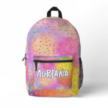 Space Imitats Glitzer Druckknopfbeutel