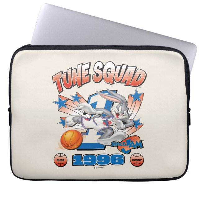 SPACE JAM™ BUGS BUNNY™ #1 Basketball-Grafik Laptopschutzhülle (Vorderseite)