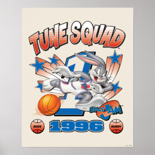 SPACE JAM™ BUGS BUNNY™ #1 Basketball-Grafik Poster