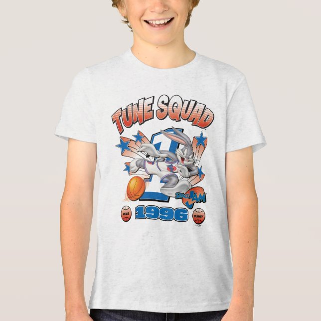 SPACE JAM™ BUGS BUNNY™ #1 Basketball-Grafik Tri-Blend Shirt (Vorderseite)