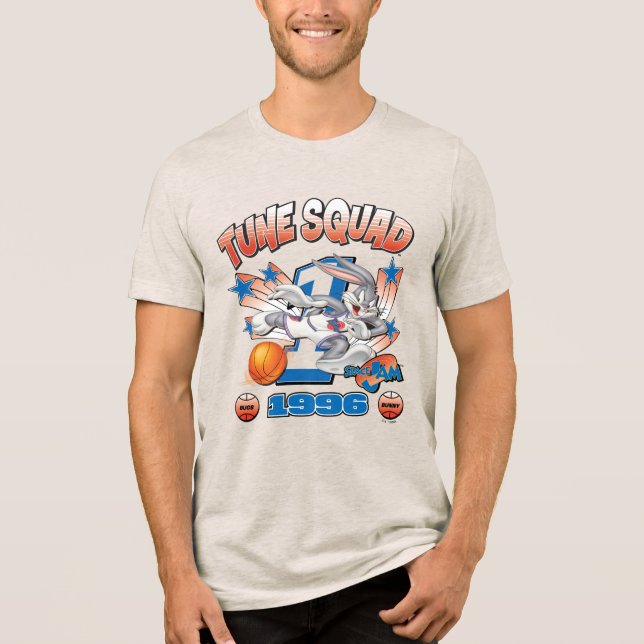 SPACE JAM™ BUGS BUNNY™ #1 Basketball-Grafik Tri-Blend Shirt (Vorderseite)