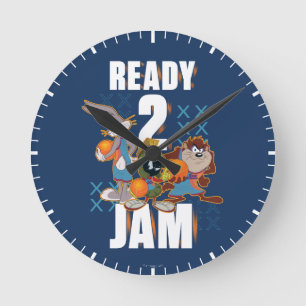 SPACE JAM: EIN NEUES LEGACY™   Bereit 2 Runde Wanduhr