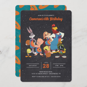 SPACE JAM: EIN NEUES LEGACY™ Chalkboard zum Geburt Einladung