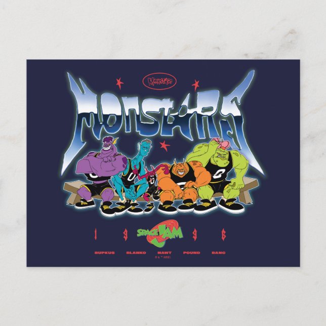 SPACE JAM™ Monstars 1996 Graphic Postkarte (Vorderseite)