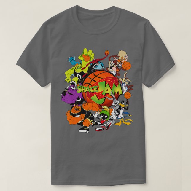 Space Jam Monstars und ein Squad T-Shirt (Design vorne)