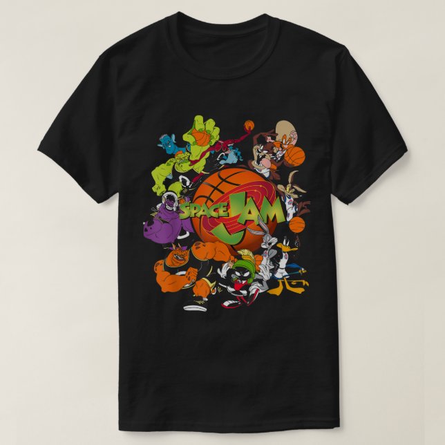 Space Jam Monstars und Tune Squad T-Shirt (Design vorne)