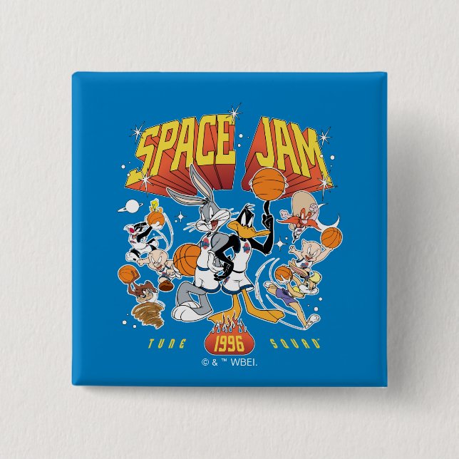SPACE JAM™ TUNE SQUAD™ 1996 Grafik Button (Vorderseite)