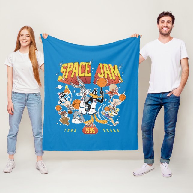 SPACE JAM™ TUNE SQUAD™ 1996 Grafik Fleecedecke (Beispiel)