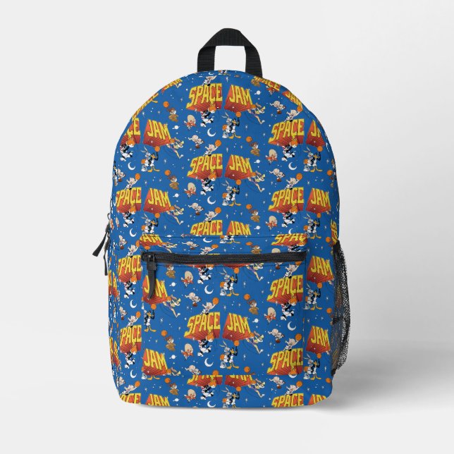 SPACE JAM™ TUNE SQUAD™ Outer Space Muster Bedruckter Rucksack (Vorderseite)