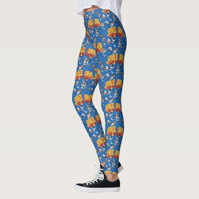 SPACE JAM™ TUNE SQUAD™ Outter Space Pattern Leggings (Links)