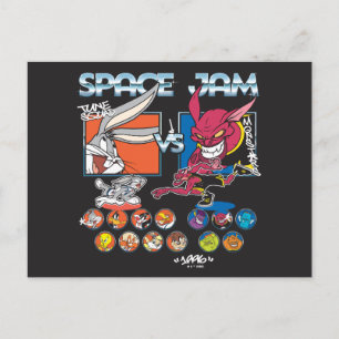 SPACE JAM™ TUNE SQUAD™ VS Monstars Mannschaftsgraf Postkarte