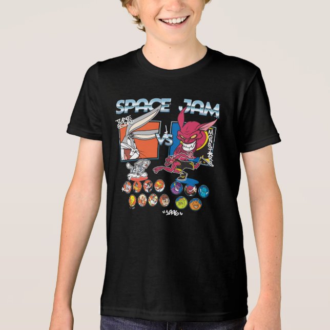 SPACE JAM™ TUNE SQUAD™ VS Monstars Roster Graphic Tri-Blend Shirt (Vorderseite)