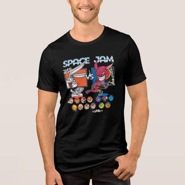 SPACE JAM™ TUNE SQUAD™ VS Monstars Roster Graphic Tri-Blend Shirt (Vorderseite)