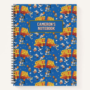SPACE JAM™ TUNE SQUAD™ Weltraum-Muster Notizbuch