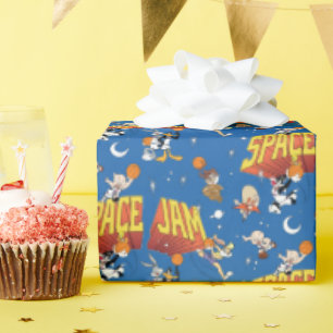 SPACE JAM™ TUNE SQUAD™ Weltraummuster Geschenkpapier