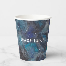 Space Juice Galaxy Stars Custom Pappbecher