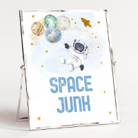 Space Junk Astronaut Space Geburtstagsjack-Zeichen