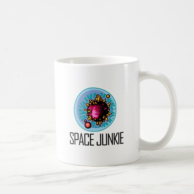 Space Junkie Asteroid Kaffeetasse (Rechts)