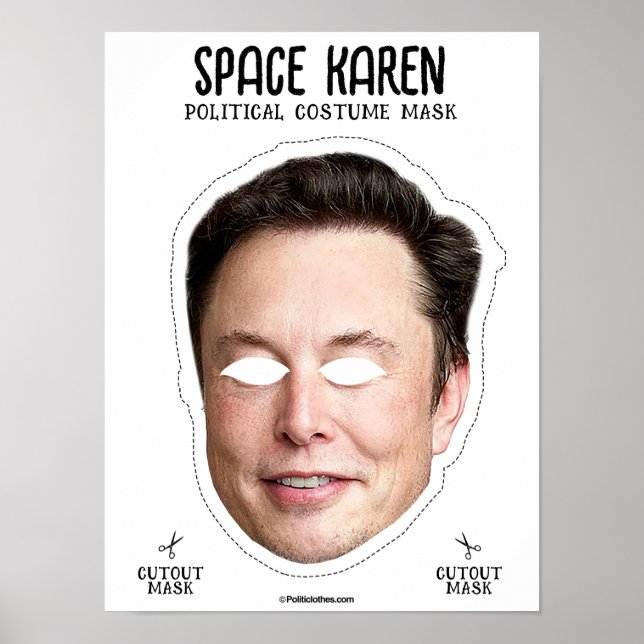 Space Karen Costume Mask Poster (Vorne)